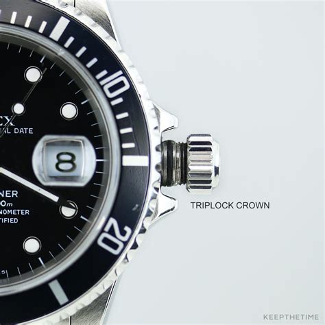 rolex triplock crown.